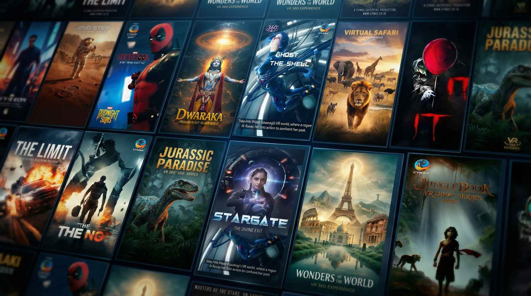 CYMAX VR Movies — a world of immersive titles